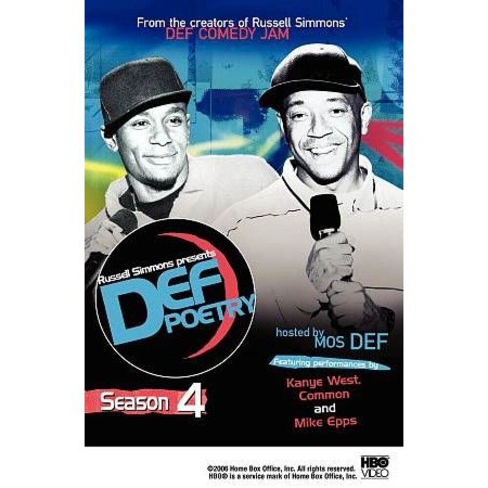 Russell Simmons Presents Def Poetry: Season 4 (DVD, 2006, 2-Disc Set) NEW Sealed